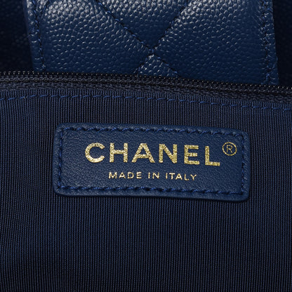 Chanel Caviar Quilted Large Classic Shopping Tote Blue 6 of 11