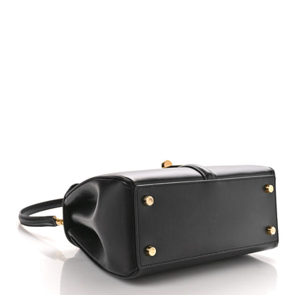 Celine Satinated Calfskin Small 16 Top Handle Bag Black 4 of 10