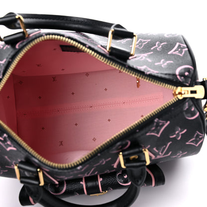 Louis Vuitton Monogram Fall for You Speedy Bandouliere 25 Black 5 of 8
