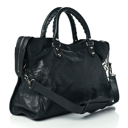 Balenciaga Agneau Classic Silver Hardware City Gris Fossile Anthracite 3 of 10