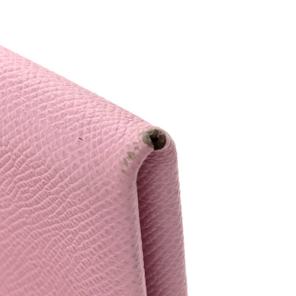 Hermes Epsom Calvi Card Case Mauve Sylvestre 7 of 9