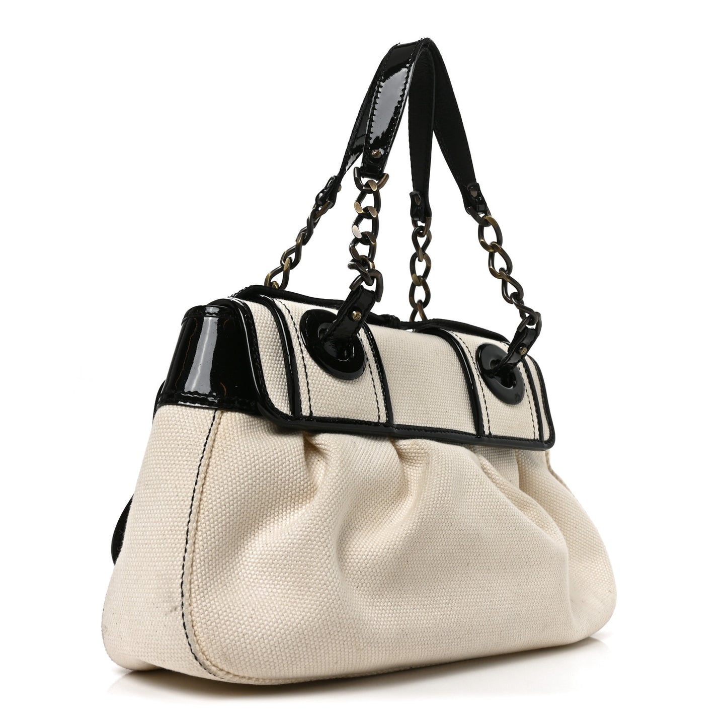 Canvas Patent B Bag  Corda Black