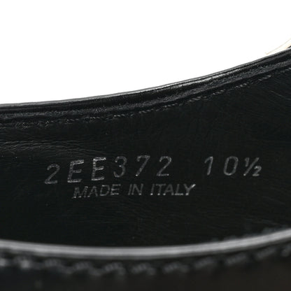 Prada Spazzolato Mary Jane T Strap 40mm Loafers 10.5 Black 8 of 10