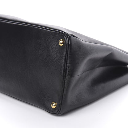 Prada Saffiano Lux Extra Large Galleria Double Zip Tote Black 12 of 14