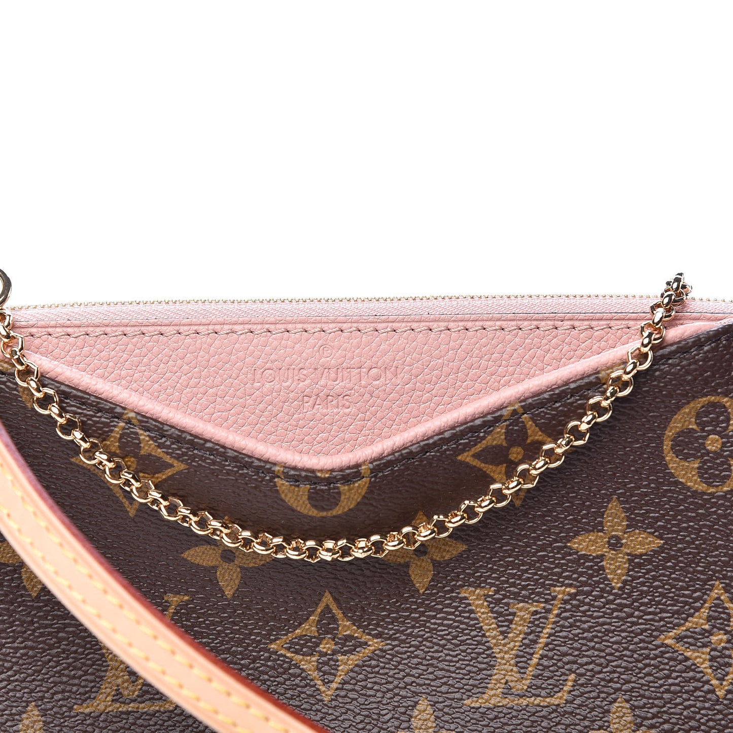 Monogram Pallas Clutch Rose Poudre