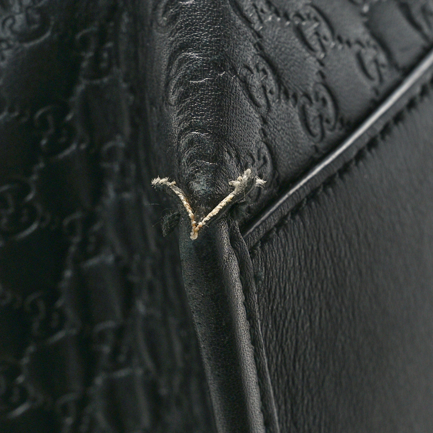 Soft Microguccissima Large Tote Black