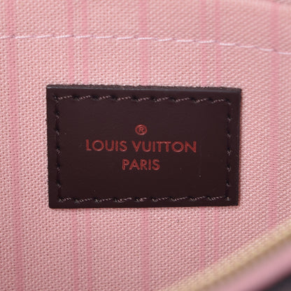 Louis Vuitton Damier Ebene Neverfull MM GM Pochette Rose Ballerine 6 of 8