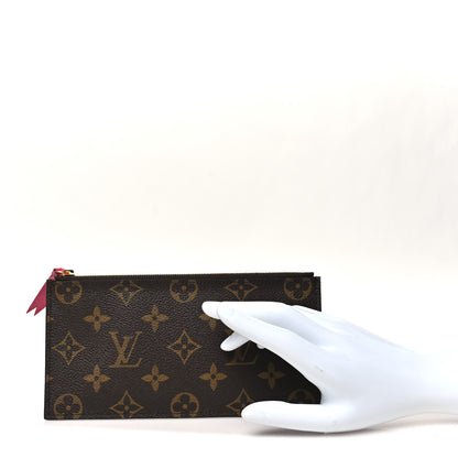 Louis Vuitton Monogram Felicie Chain Wallet Zippered Insert Fuchsia 2 of 7