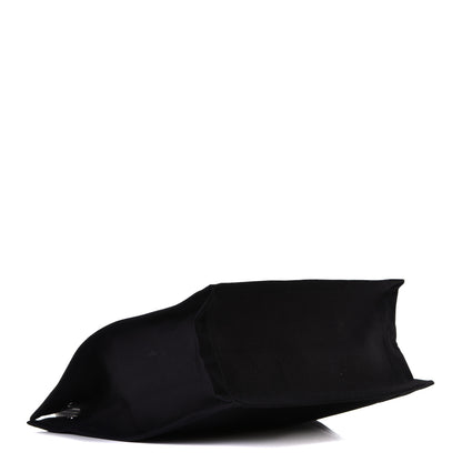 Saint Laurent Linen Calfskin Rive Gauche North South Tote Black 3 of 5