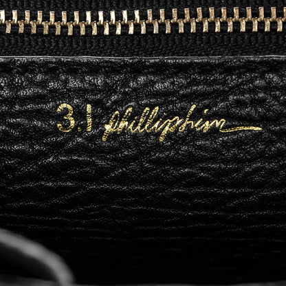 3.1 Phillip Lim 3.1 Textured Calfskin Mini Pashli Satchel Black 6 of 6