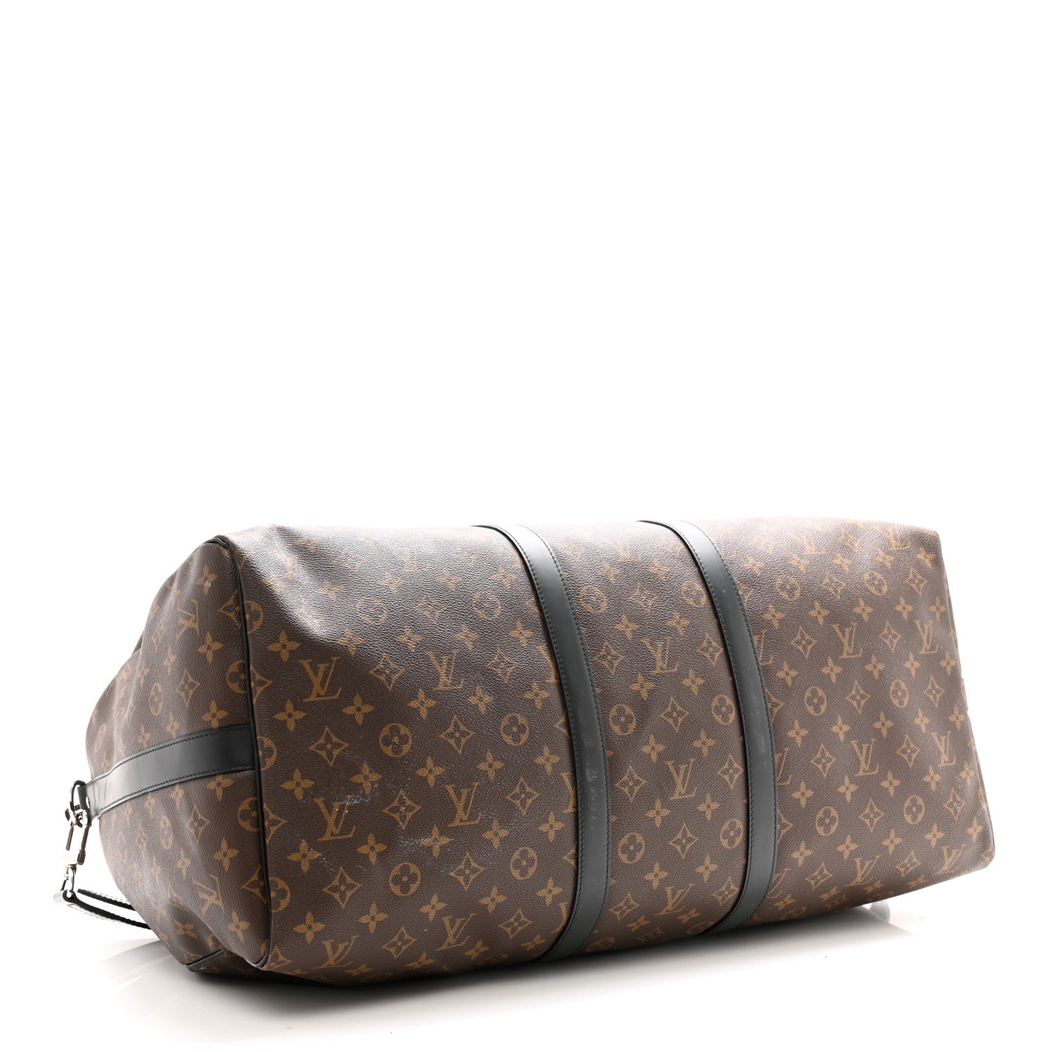 Louis Vuitton Monogram Macassar Keepall Bandouliere 55 3 of 13