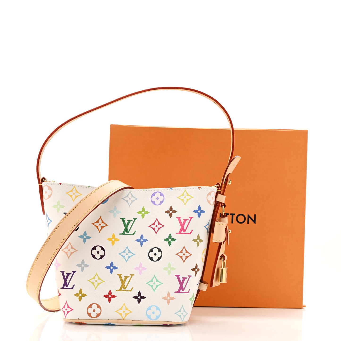 LV X TM Monogram Multicolor All In BB White