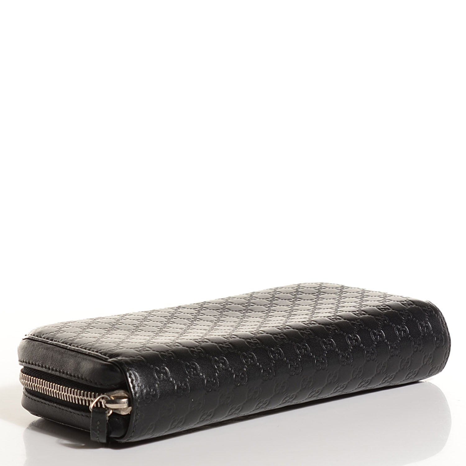 Gucci Microguccissima Large Zip Around Wallet Black 4 of 8