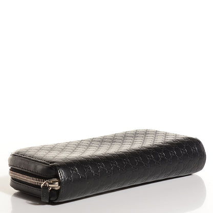 Gucci Microguccissima Large Zip Around Wallet Black 4 of 8