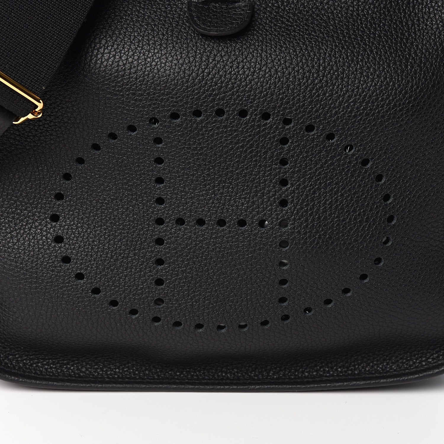 Hermes Taurillon Clemence Evelyne III PM Black 9 of 10