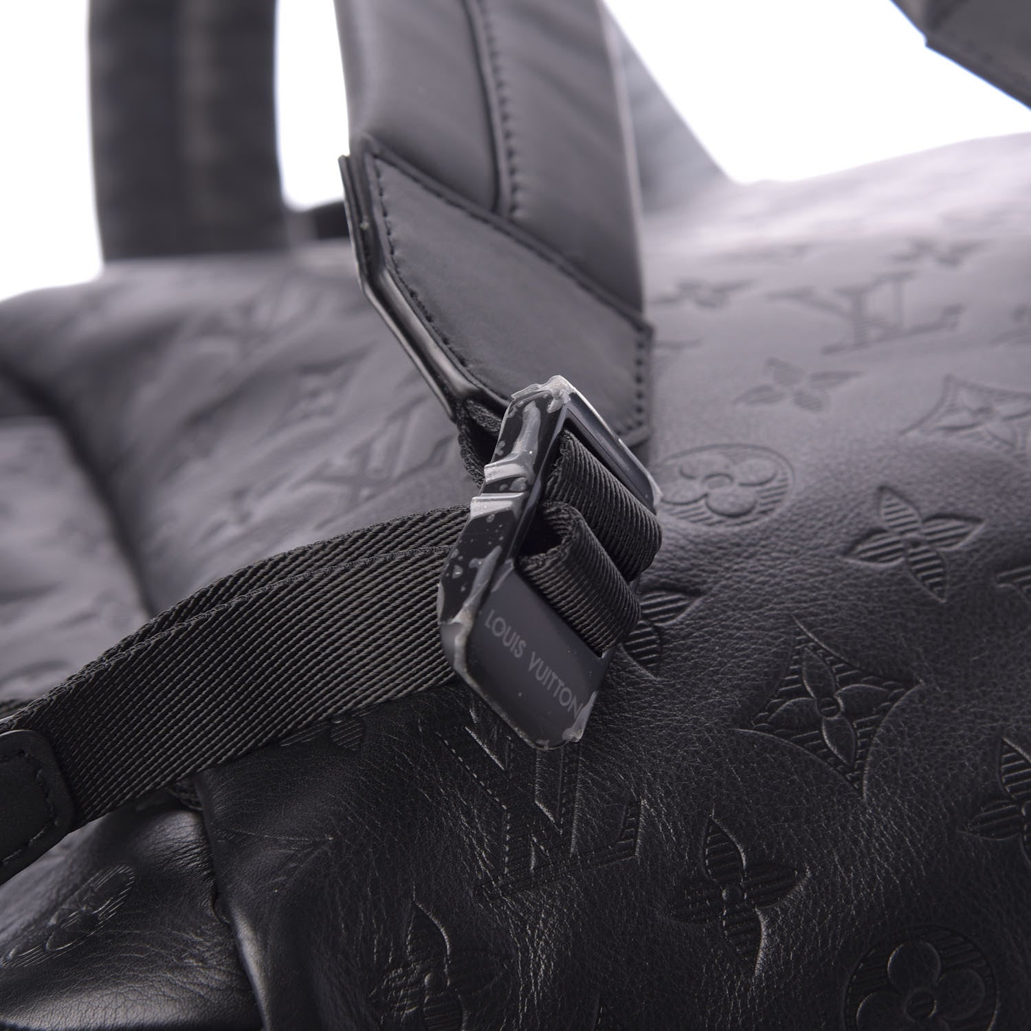 Louis Vuitton Calfskin Monogram Shadow Discovery Backpack Black 11 of 11