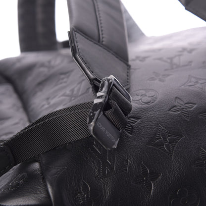 Louis Vuitton Calfskin Monogram Shadow Discovery Backpack Black 11 of 11