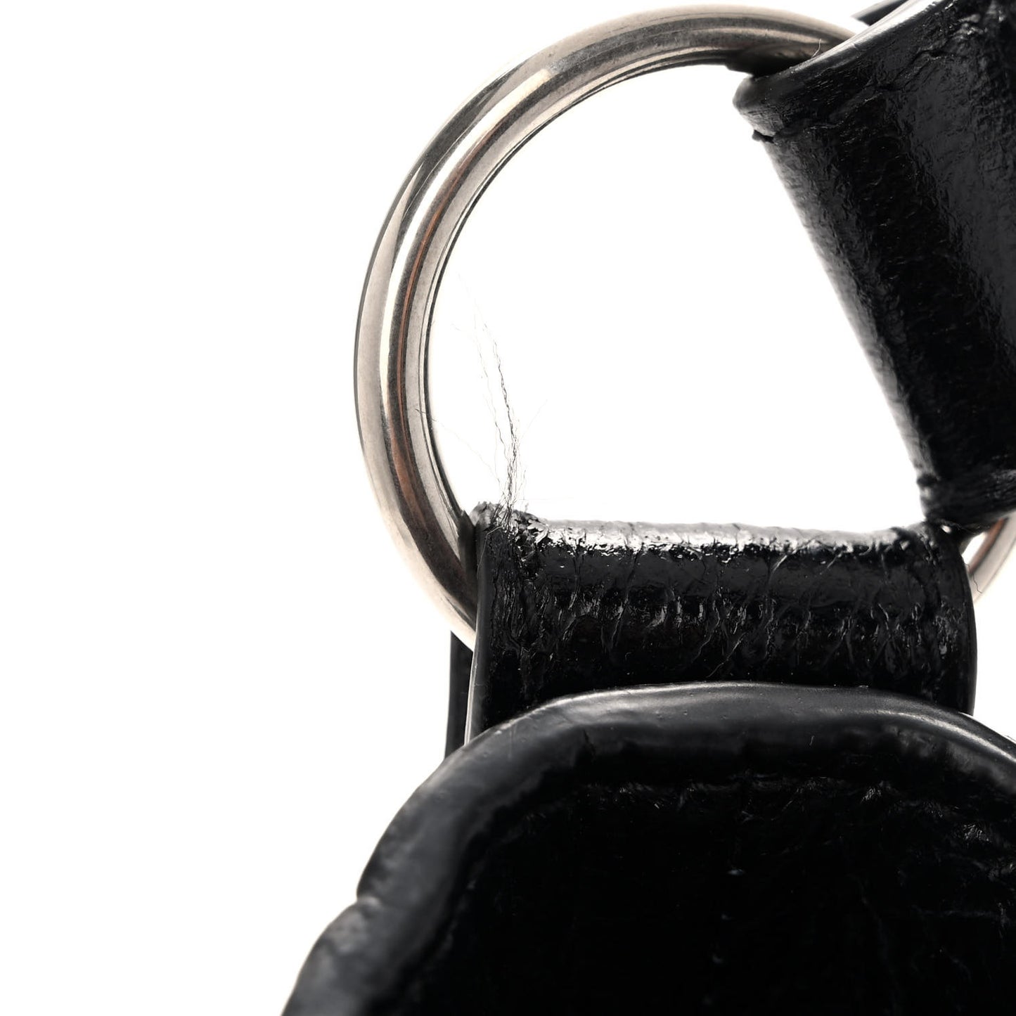 Agneau Arena Medium Le Cagole Shoulder Bag Black