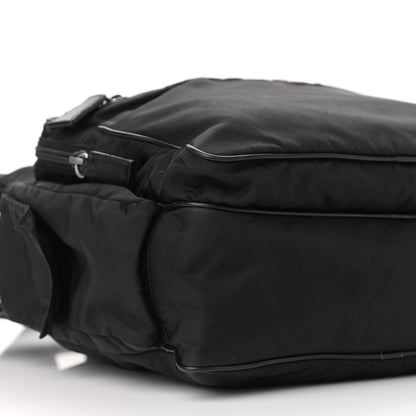 Prada Nylon Messenger Bag Black 8 of 10
