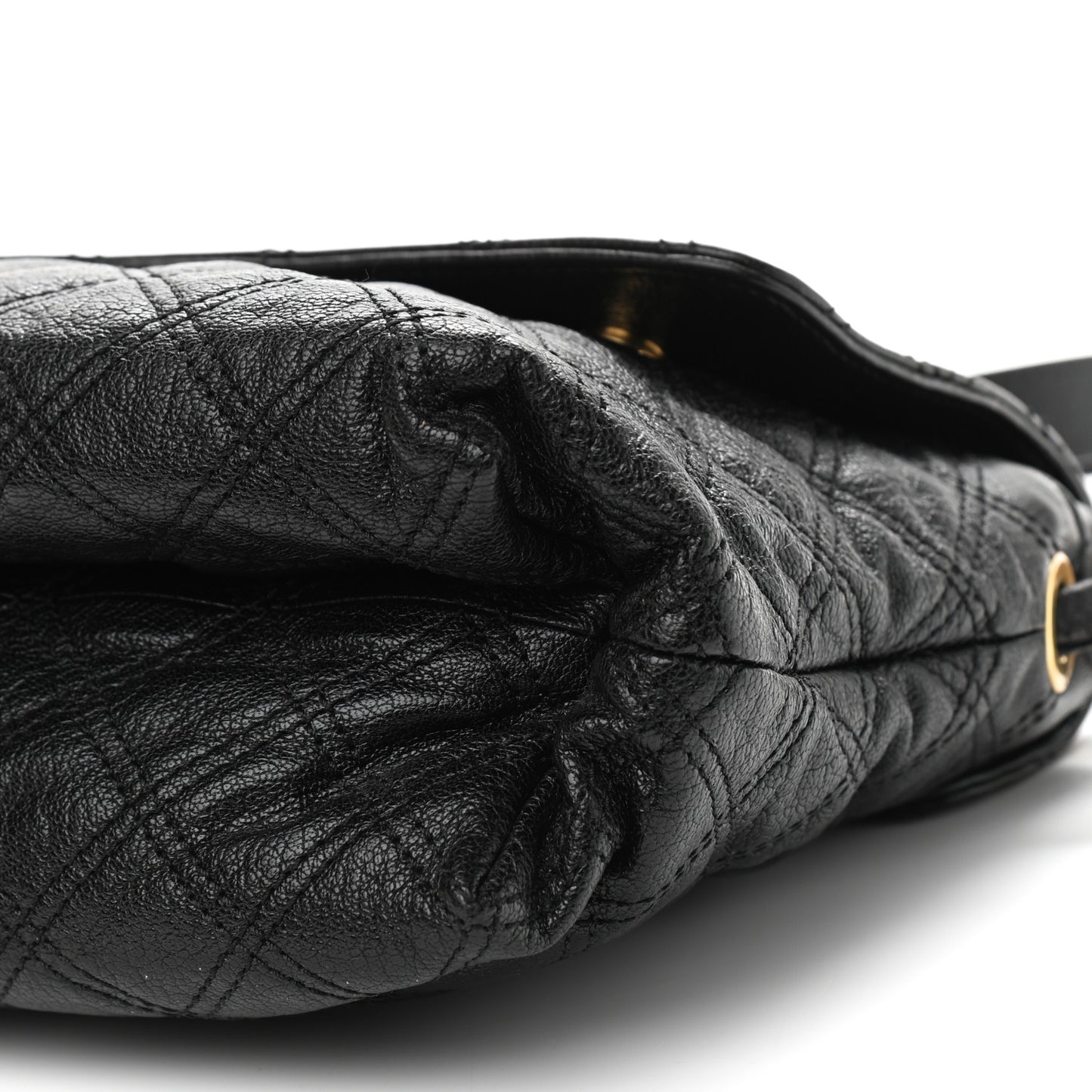 Lambskin Quilted The XL Single Flap Black