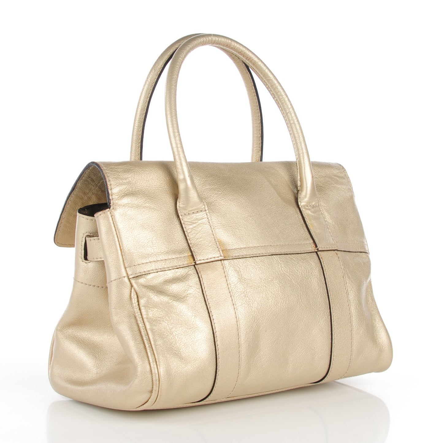 Metallic Calfskin Ledbury Champagne