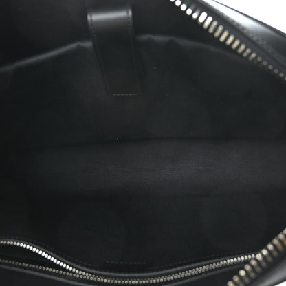 Gucci GG Supreme Monogram Appia Calfskin Web Briefcase Black 5 of 8