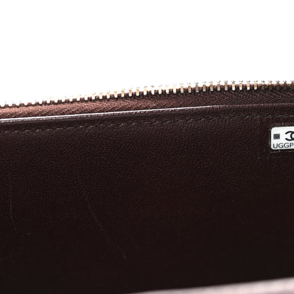 Chanel Lambskin Quilted Small Top Handle Vanity Case With Chain Dark Brown 7 of 10