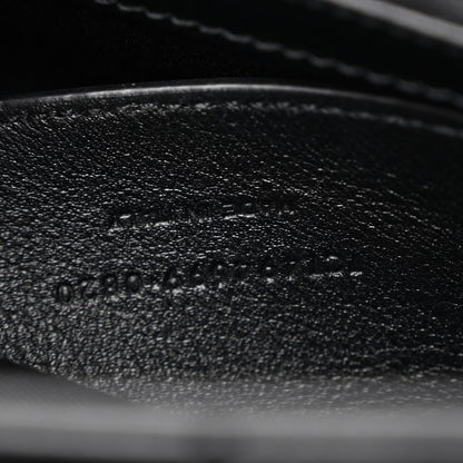 Saint Laurent Calfskin Y Quilted Monogram Monochrome Small Loulou Chain Satchel Black 8 of 12