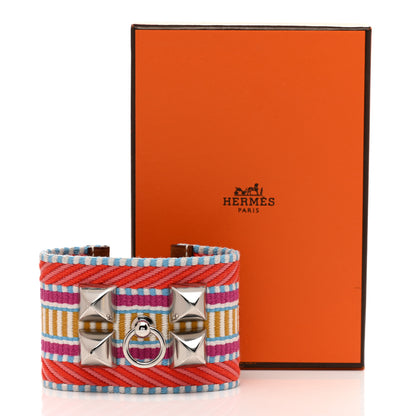 Hermes Toile Swift Cavale CDC Bracelet Capucine Magnolia Gold 6 of 6