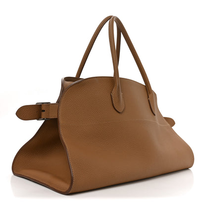 The Row Matte Grained Calfskin EW Margaux Rubber 3 of 9