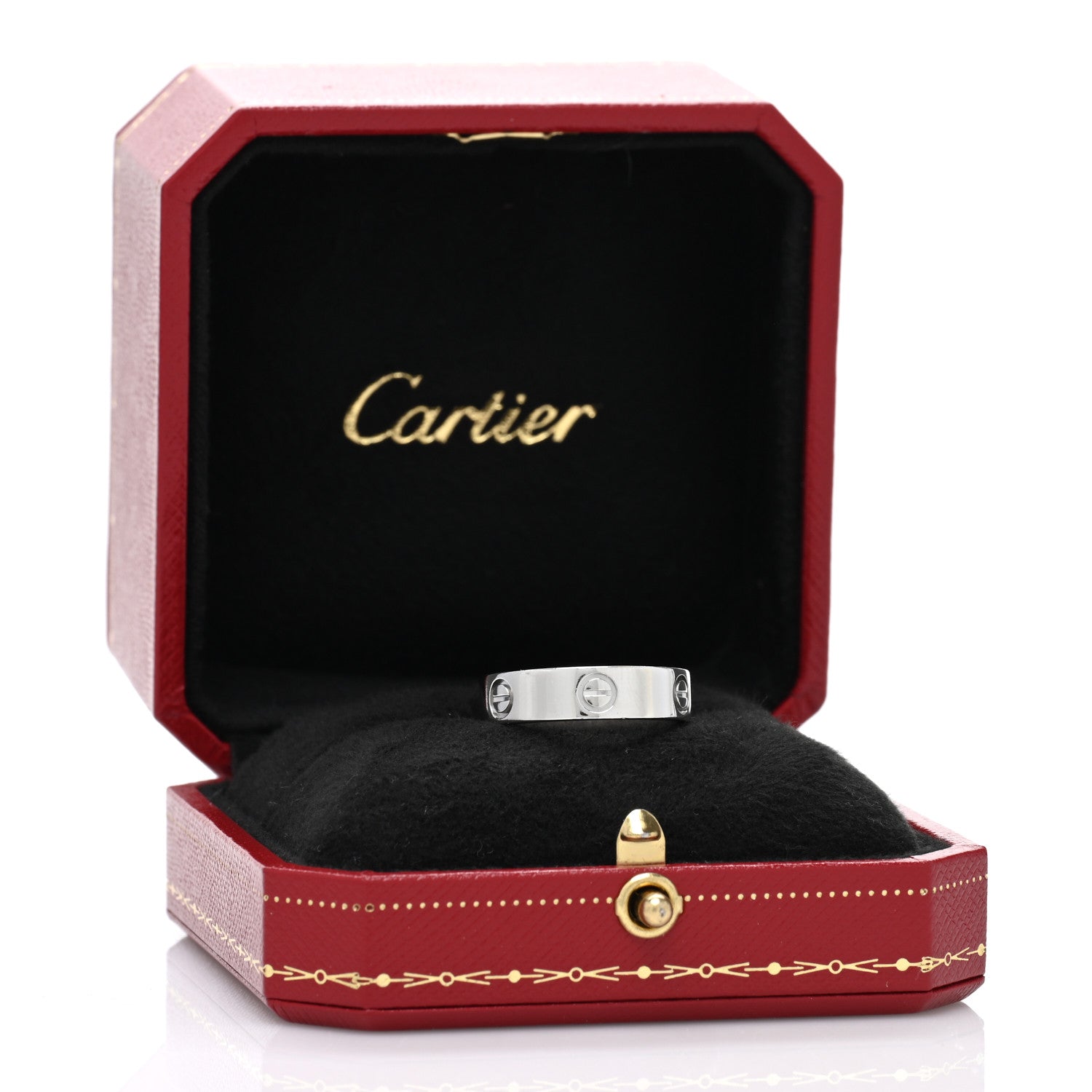 Cartier Platinum 5.5mm LOVE Ring 59 8.75 5 of 5