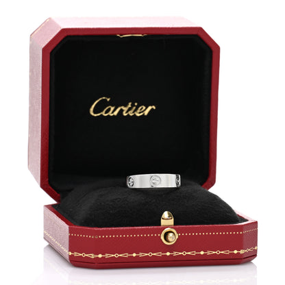 Cartier Platinum 5.5mm LOVE Ring 59 8.75 5 of 5