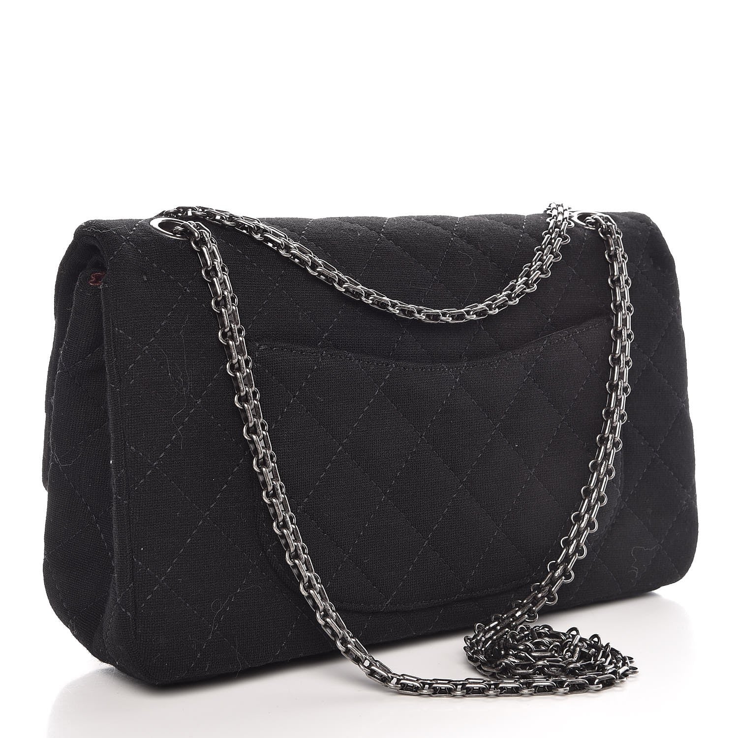 Chanel Jersey Quilted 2.55 Reissue 226 Flap Black 4 of 9