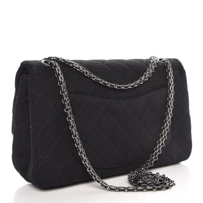 Chanel Jersey Quilted 2.55 Reissue 226 Flap Black 4 of 9
