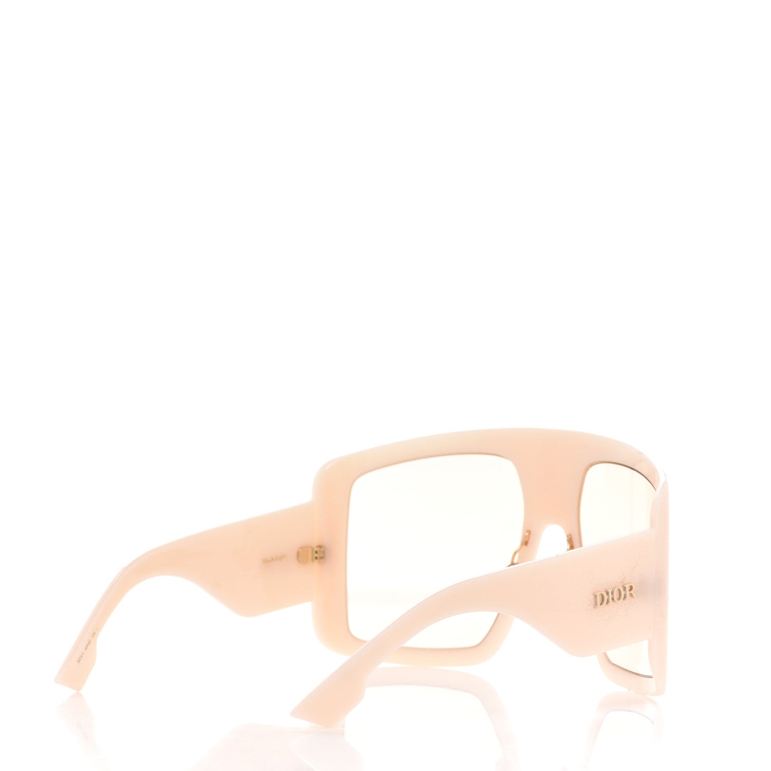 Christian Dior Acetate DiorSo Light 1 Shield Sunglasses Ivory 3 of 9