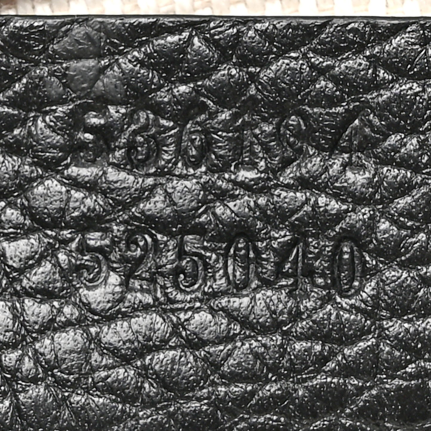 Pebbled Calfskin Large Soho Hobo Black