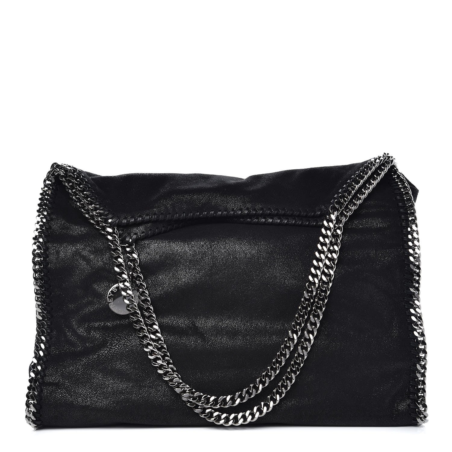 Stella McCartney Shaggy Deer Big Falabella Tote Black 1 of 6