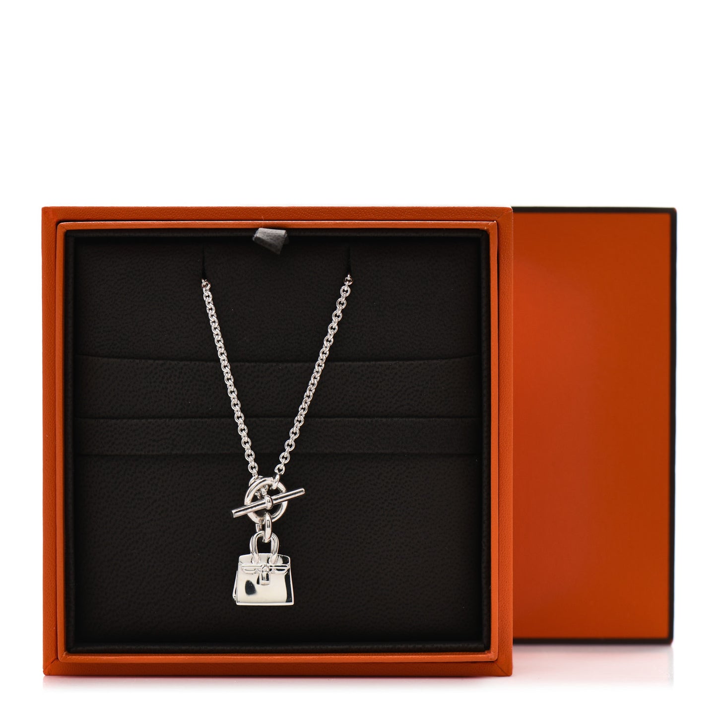 Sterling Silver Birkin Amulette Pendant Necklace