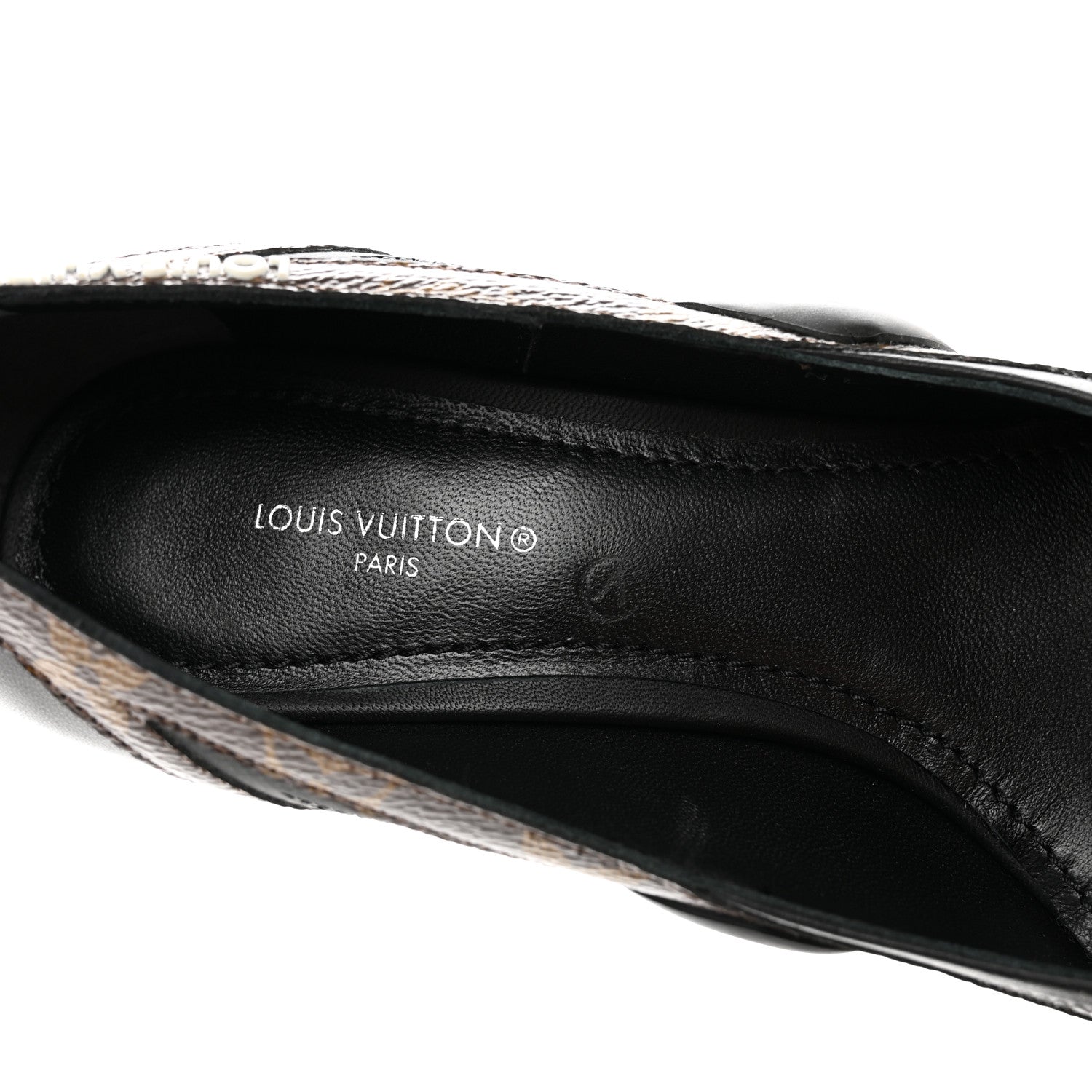 Louis Vuitton Patent Monogram Archlight Pumps 37.5 Black 7 of 8