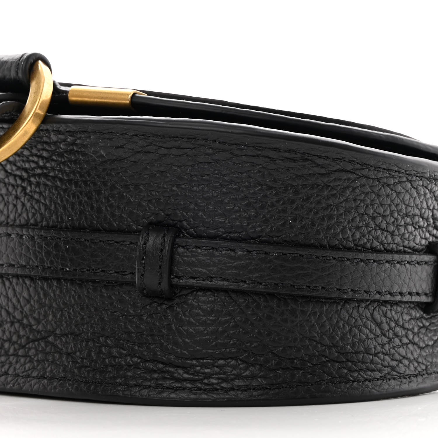 Chloe Calfskin Nano Marcie Saddle Bag Black 10 of 11