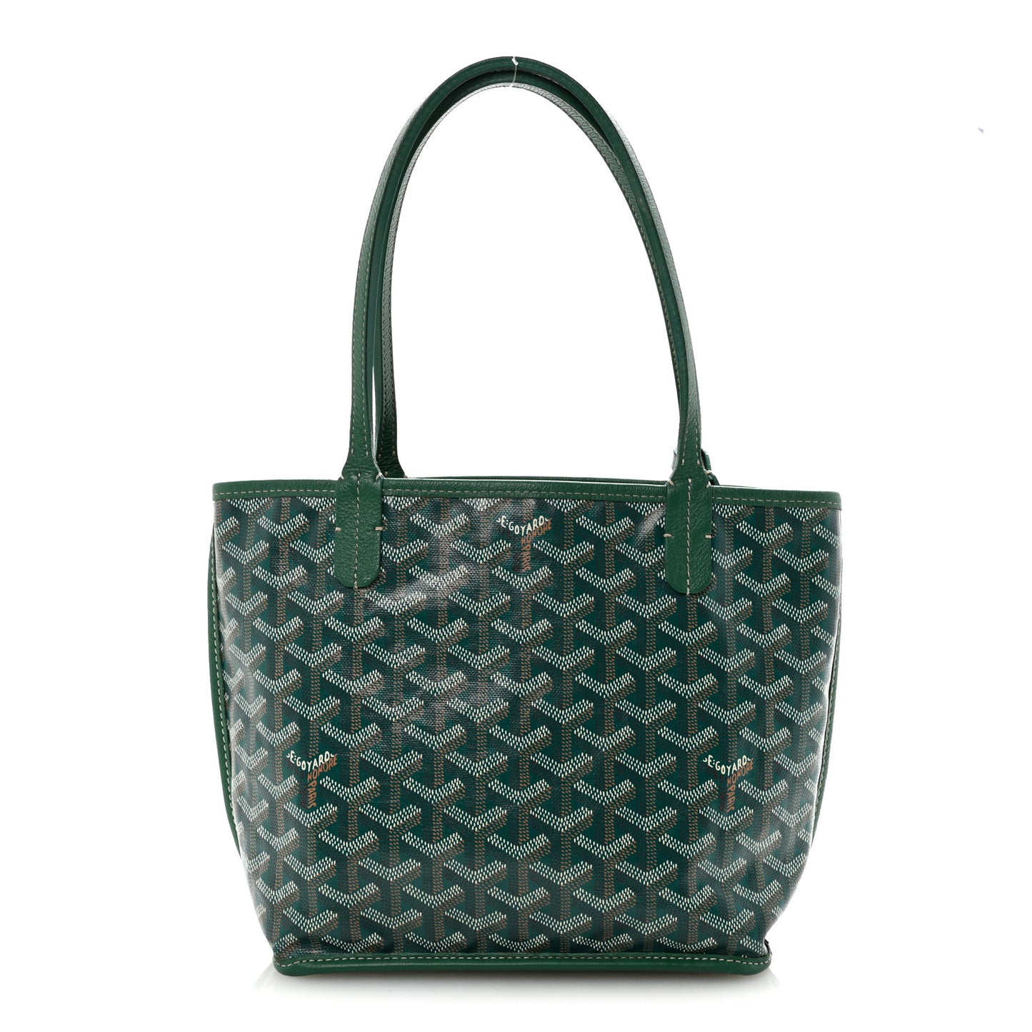 Goyardine Reversible Mini Anjou Green