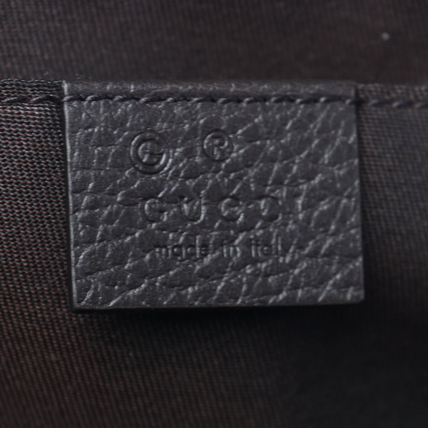 Monogram Belt Bag Dark Brown