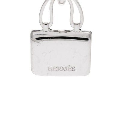 Hermes Sterling Silver Constance Amulettes Pendant Necklace 6 of 6