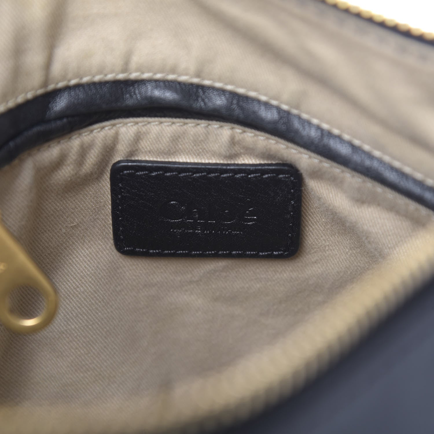 Chloe Calfskin Studded Medium Marcie Satchel Black 6 of 12