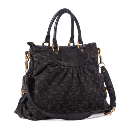 Louis Vuitton Denim Neo Cabby GM Black 2 of 8