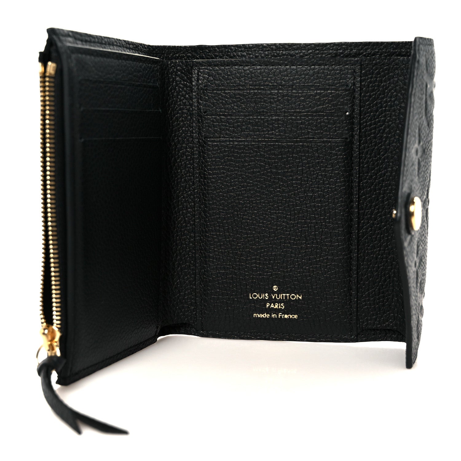 Louis Vuitton Empreinte Victorine Wallet Black 6 of 9