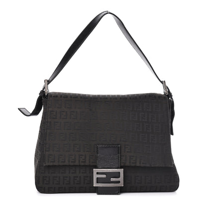 Fendi Zucchino Mama Baguette Black 1 of 17