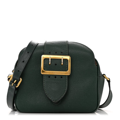 Burberry Soft Grain Calfskin Small Buckle Zip Bag Green 1 of 17