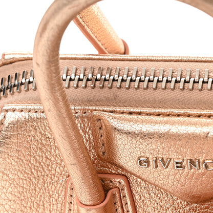 Givenchy Metallic Sugar Goatskin Mini Antigona Light Pink 15 of 25