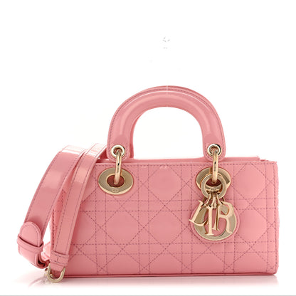 Christian Dior Patent Cannage Small Lady D-Joy Pink 1 of 14